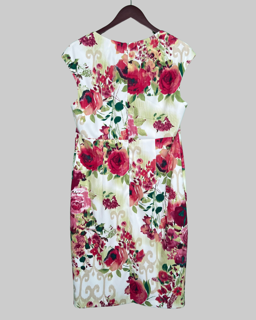 Dressbarn Women's Floral Sheath Cocktail Dress