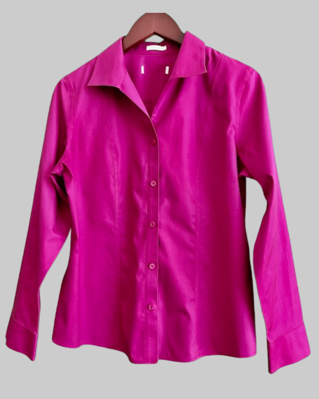 Long Sleeve Pink Blouse