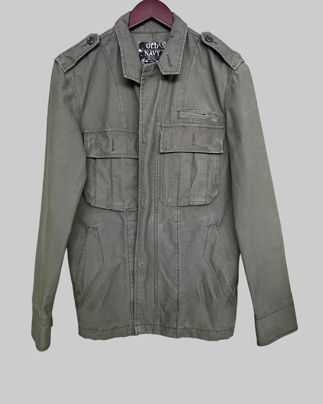 Old Navy Military Green Field Jacket Coat