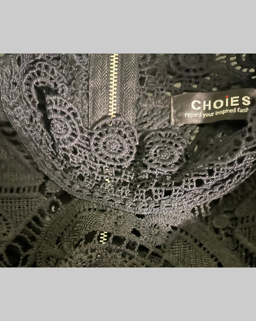 CHOIES Lace Black Dress