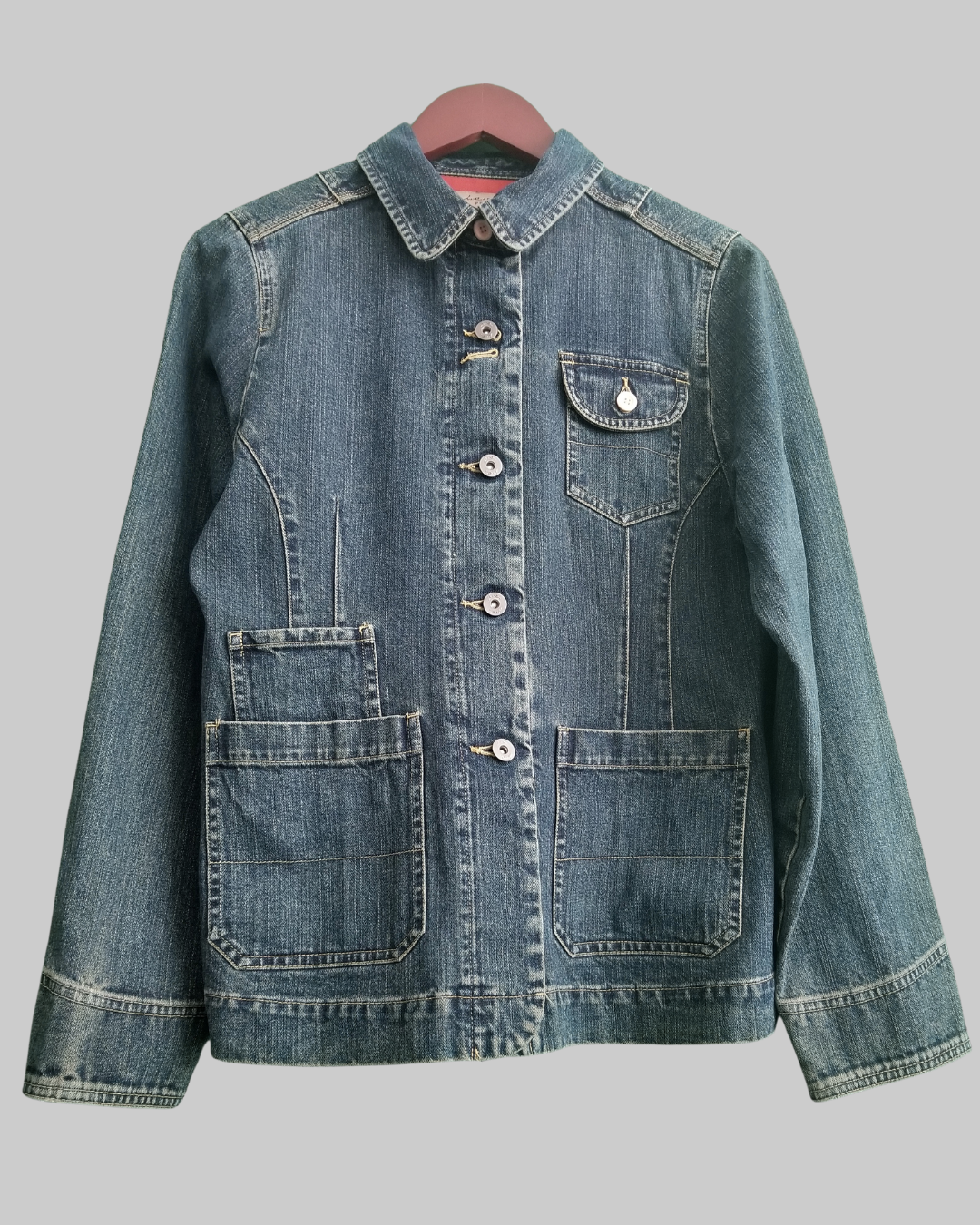i. e. Relaxing Long Sleeve Denim Jacket