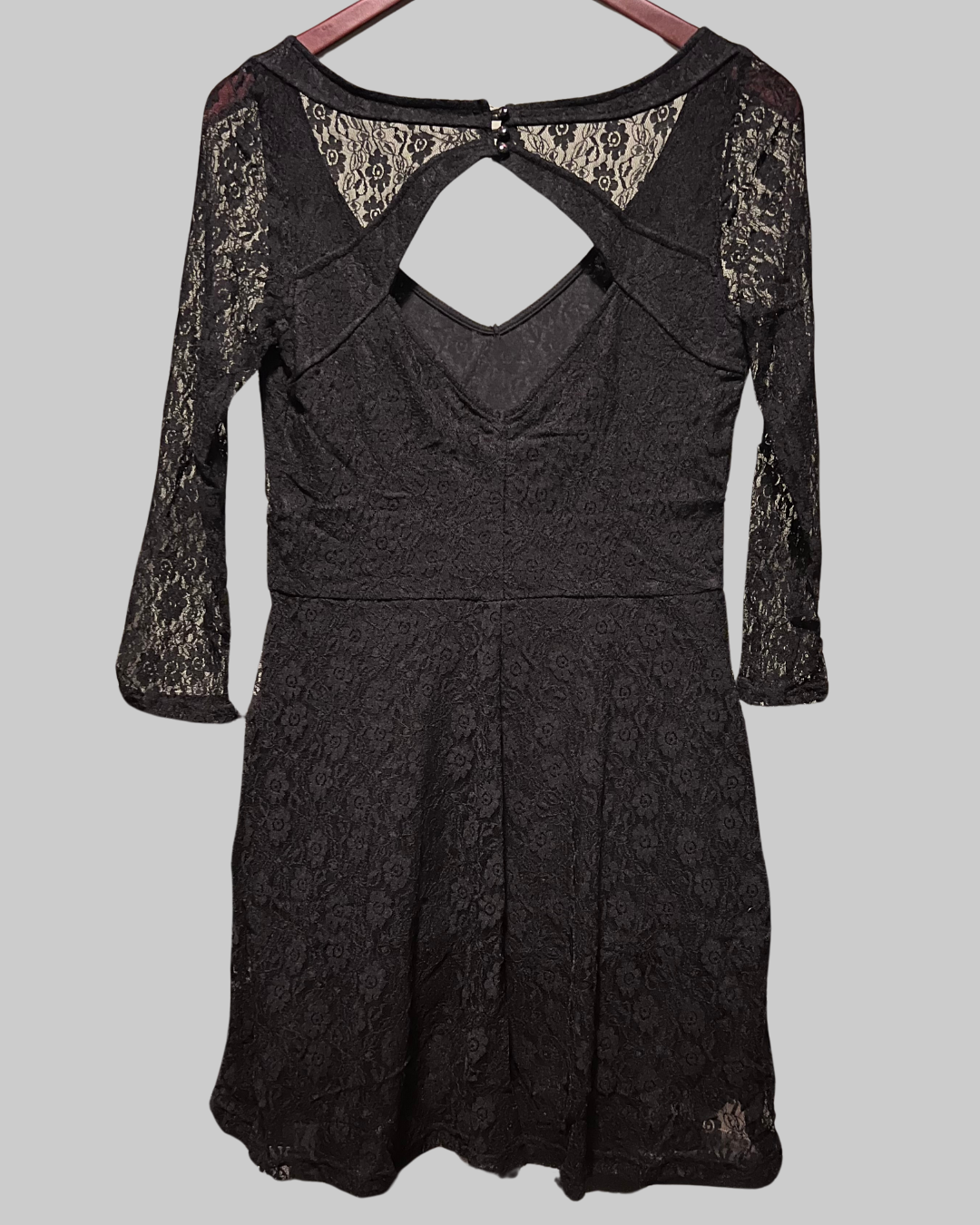 American Eagle Outfitters' Black Mini Lace Dress