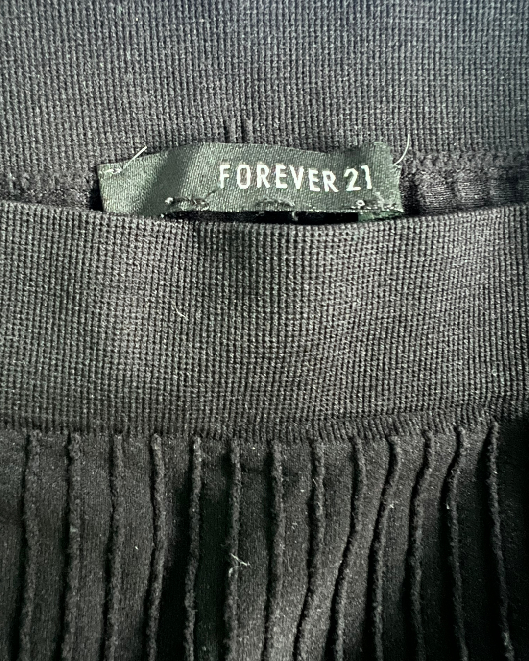 Forever 21 Stretch Ribbed Pencil Skirt