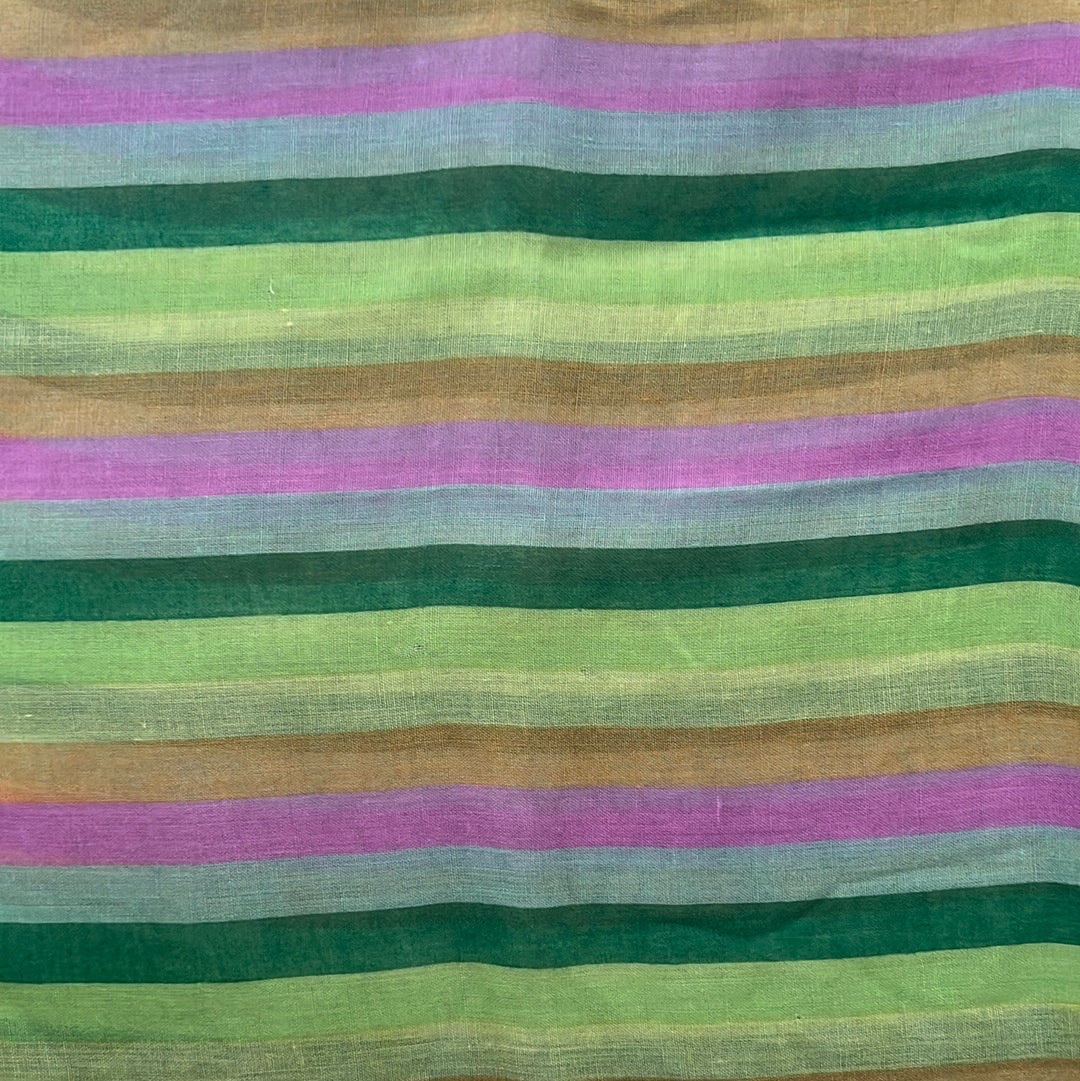 Women's Vibrant Multicolored Striped Scarf