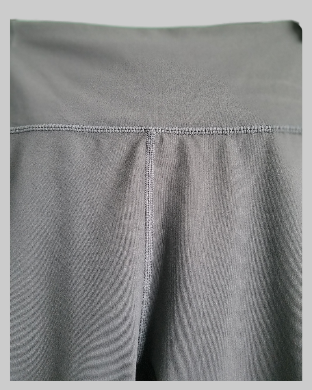 Fabletics Women's Gray Black Drawstring Scrunch Workout Activewear Legging