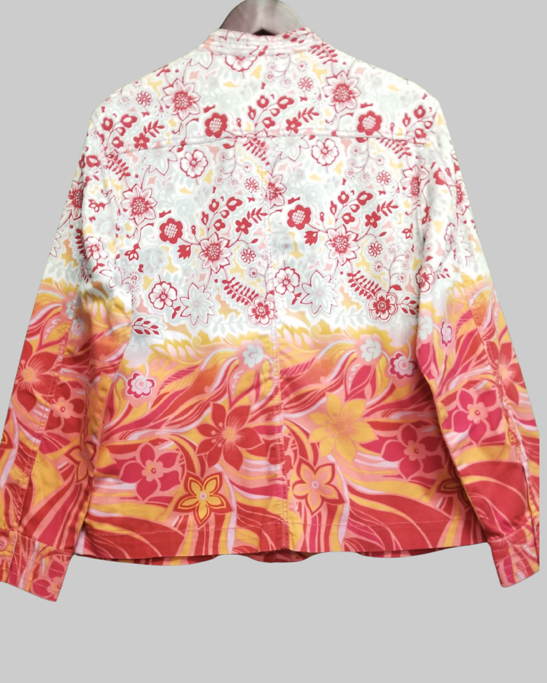 Chico's Floral-Print Vintage Jacket