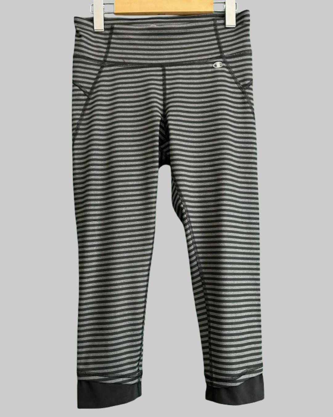 Champion Activewear Black/Grey Stripes Pant