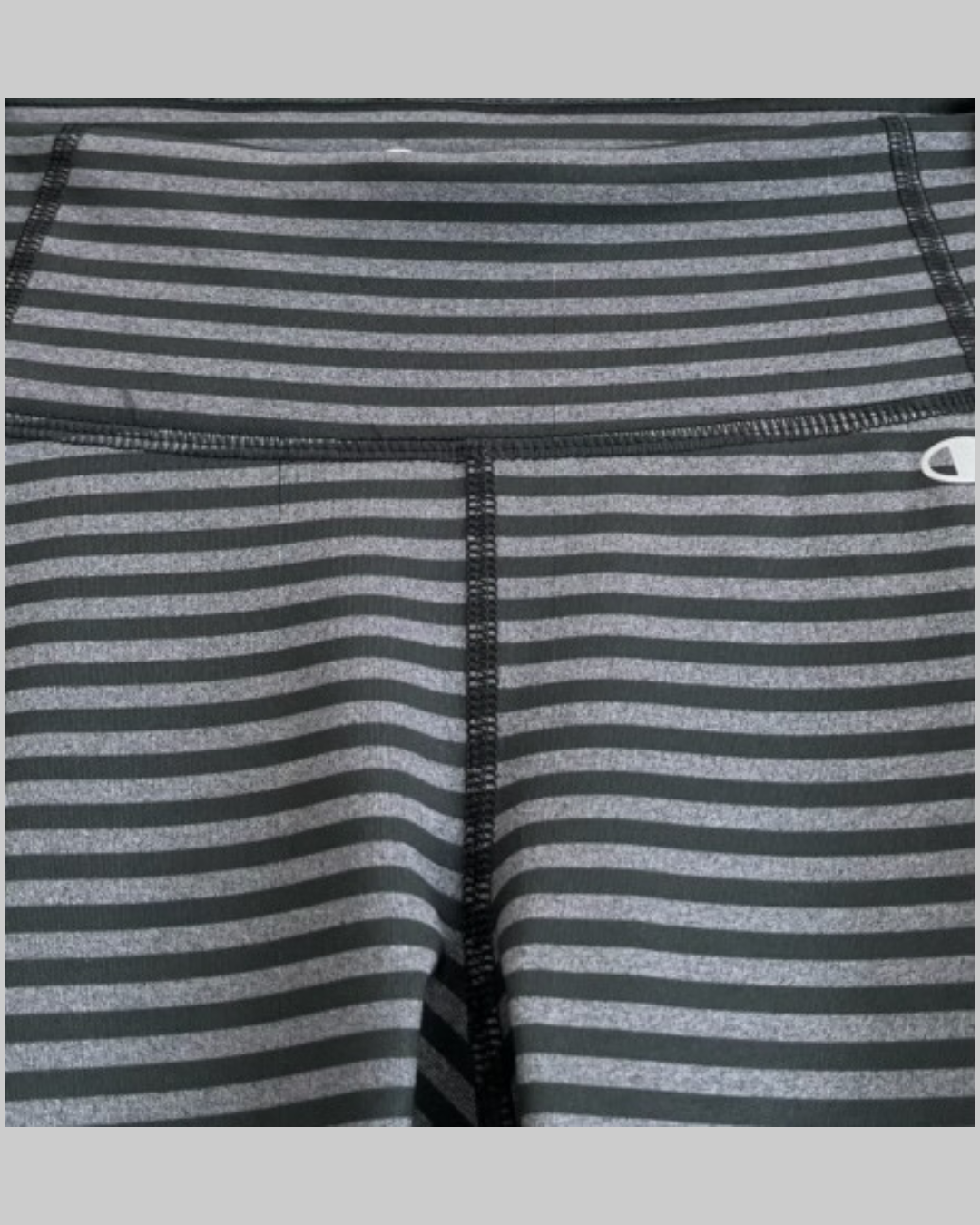 Champion Activewear Black/Grey Stripes Pant