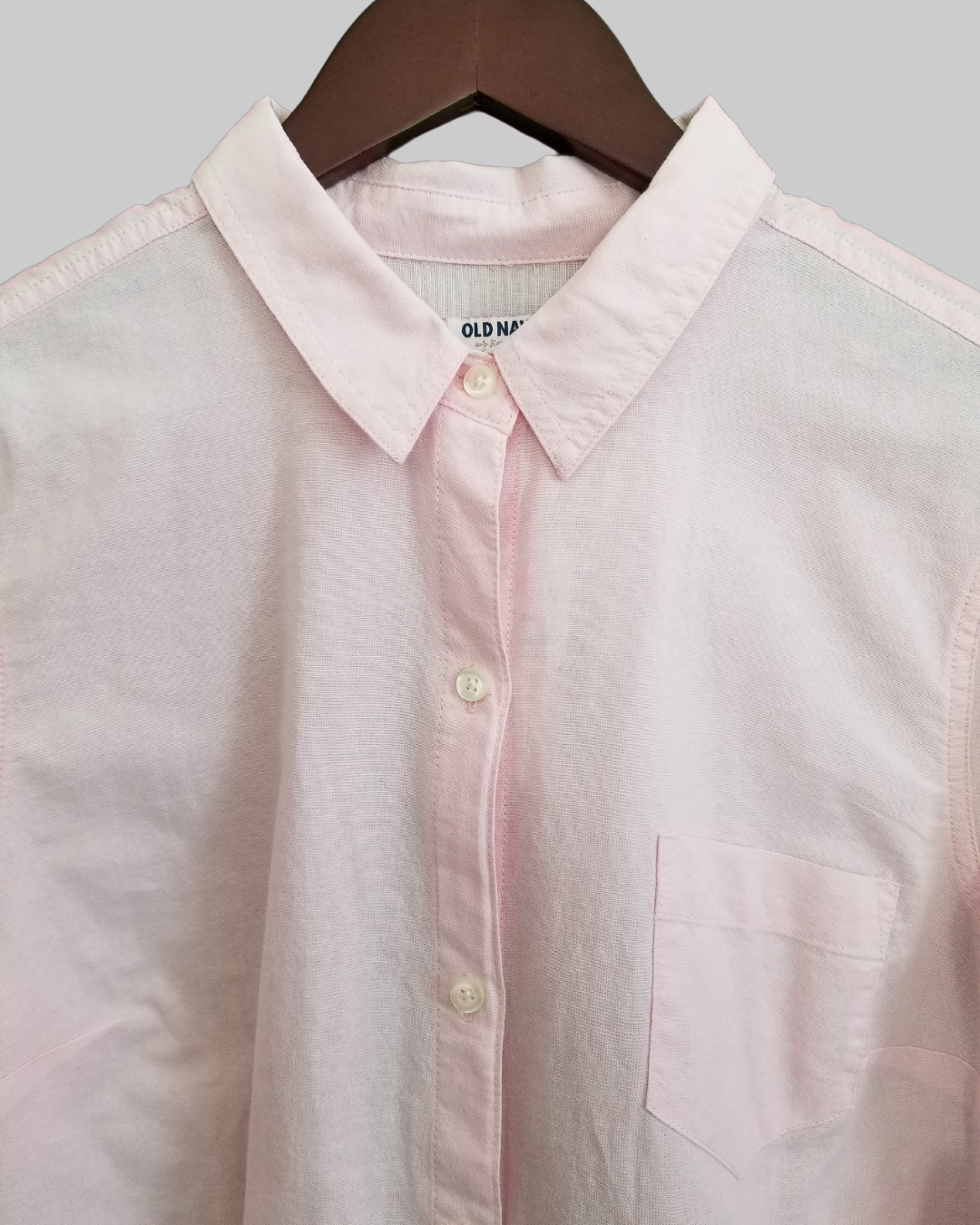 Old Navy Pink Long Sleeve Shirt