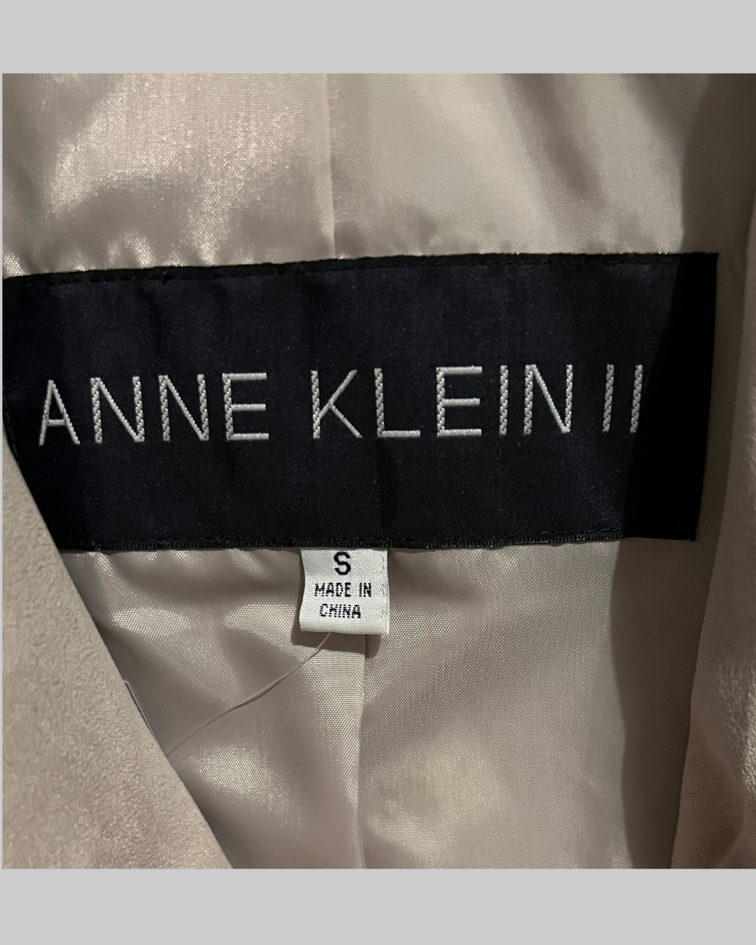 Anne Klein II Beige Khaki Jacket