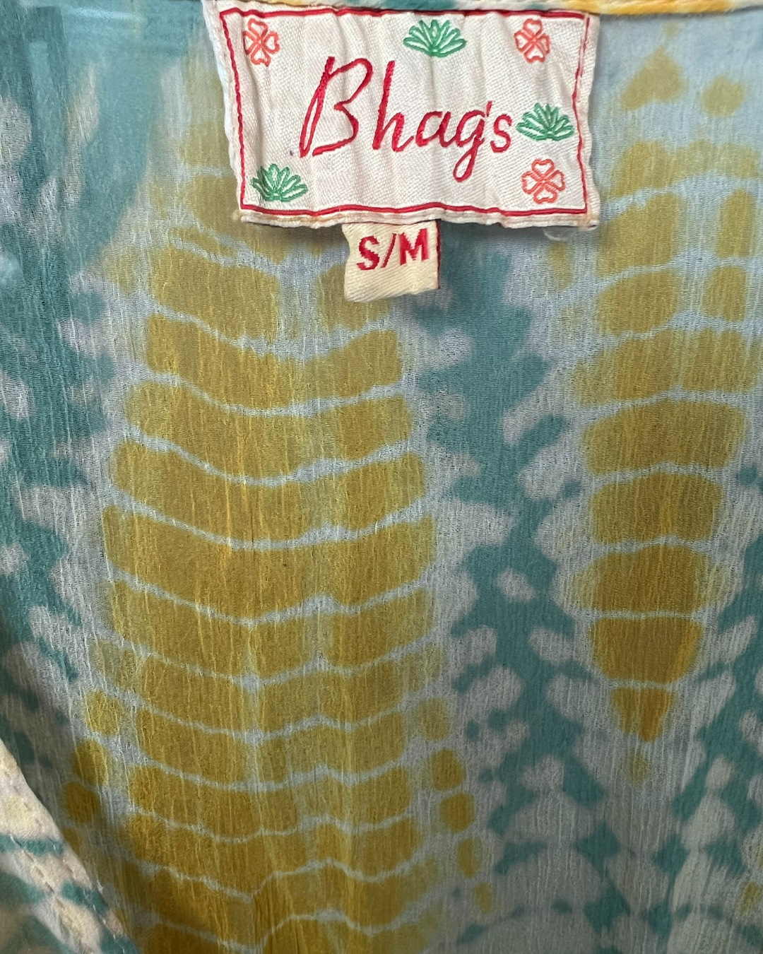 Bhags Tie Dye Boho Hippie Mini Top