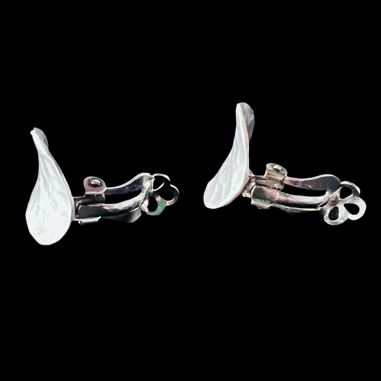 Pure 925 Sterling Silver Clip On Earrings
