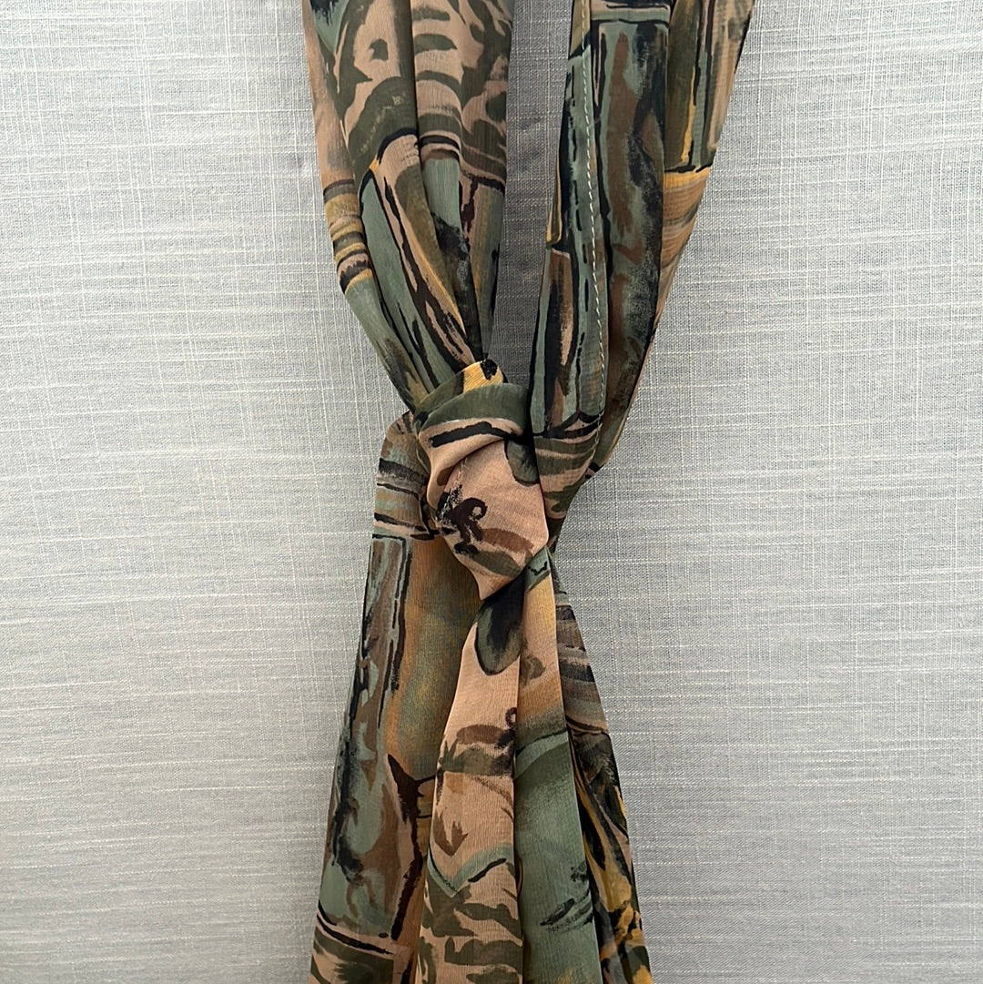 Boho Style Women's Multicolored Scarf