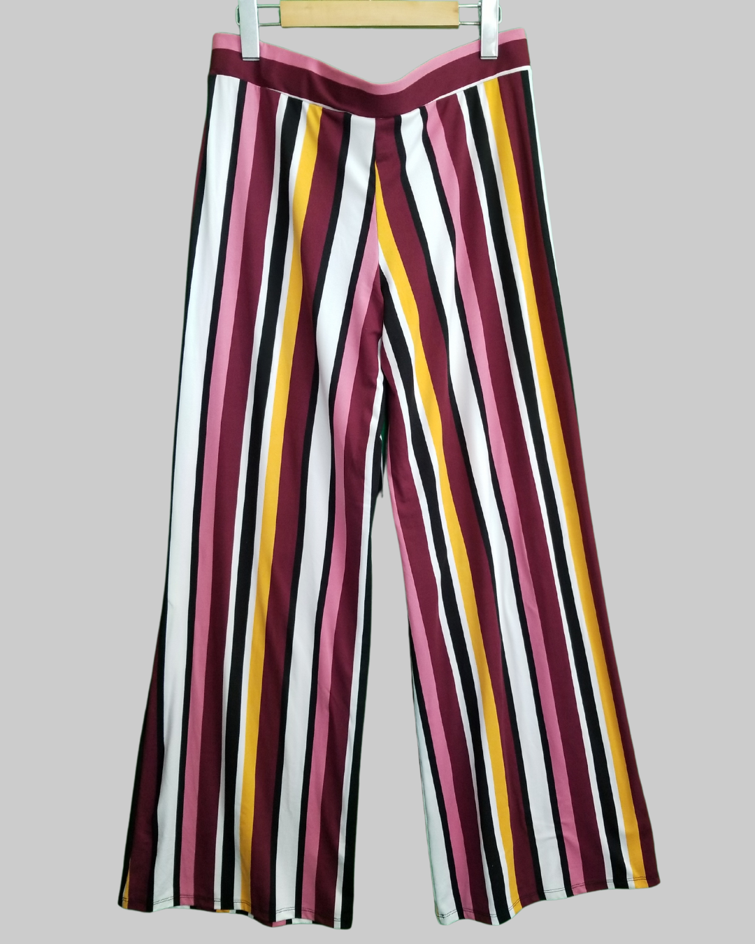 No Comment NY LA Striped Multicolored Pants