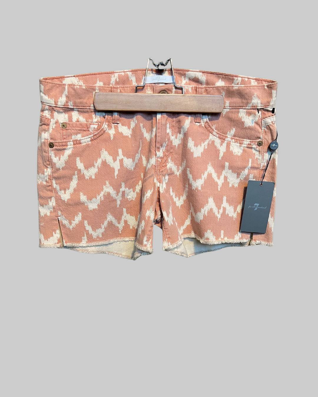 7 For All Mankind Southwestern Aztec Print Short