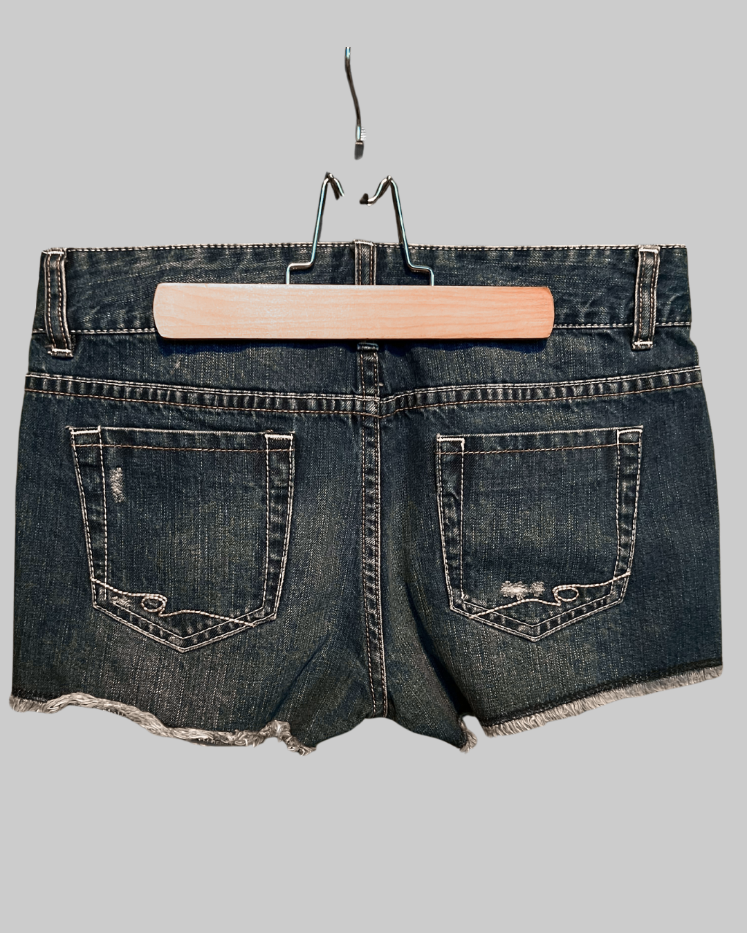 La Chapelle Blue Denim Skort Shorts