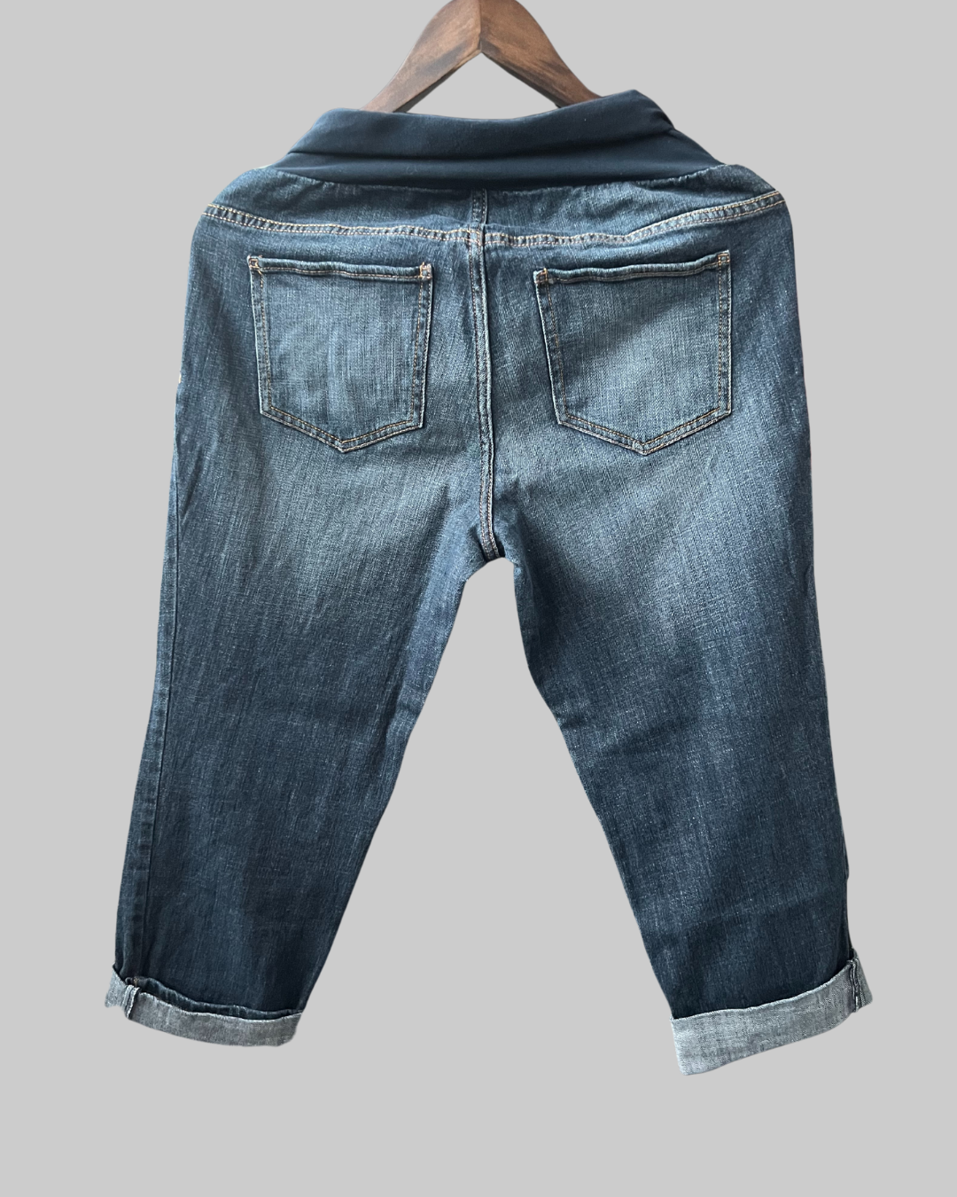 Indigo Blue Maternity Capri Style