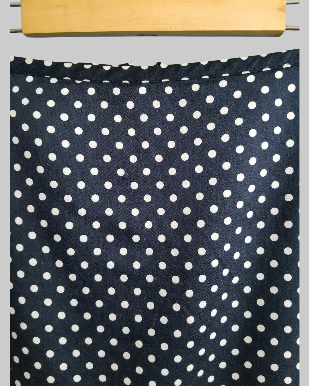 LOFT Blue Polka Dots Skirt