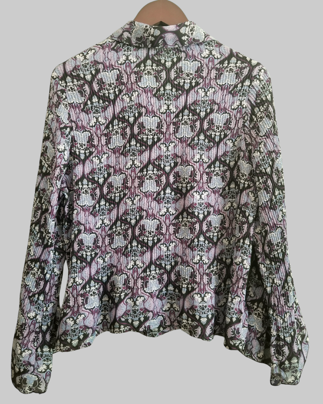 Notations Multi Colored Long Sleeve Blouse
