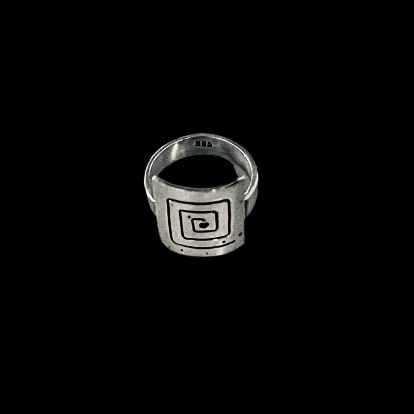925 Pure Sterling Silver Square Ring