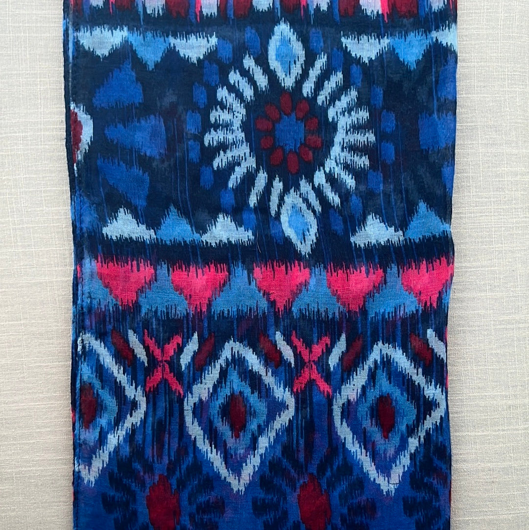 Aztec Print Women's Multicolored Scarf