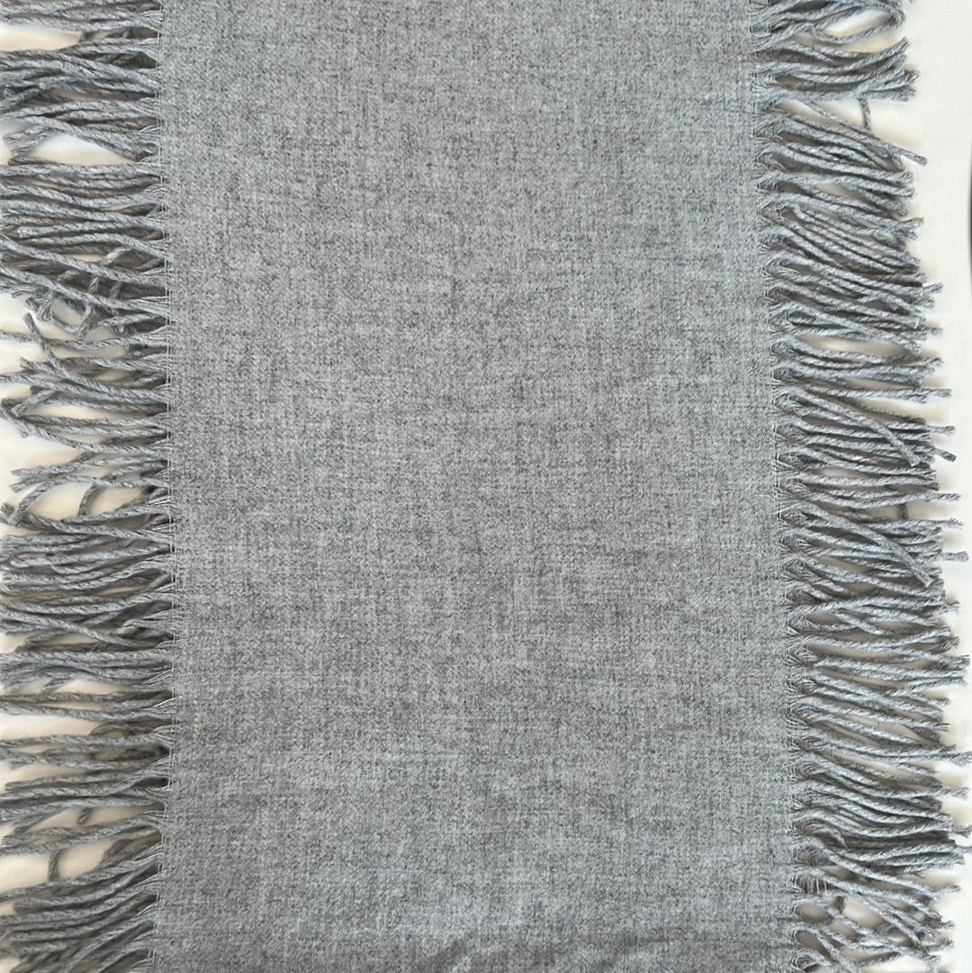Women's Cashmink V. FRAAS Plain Grey Scarf