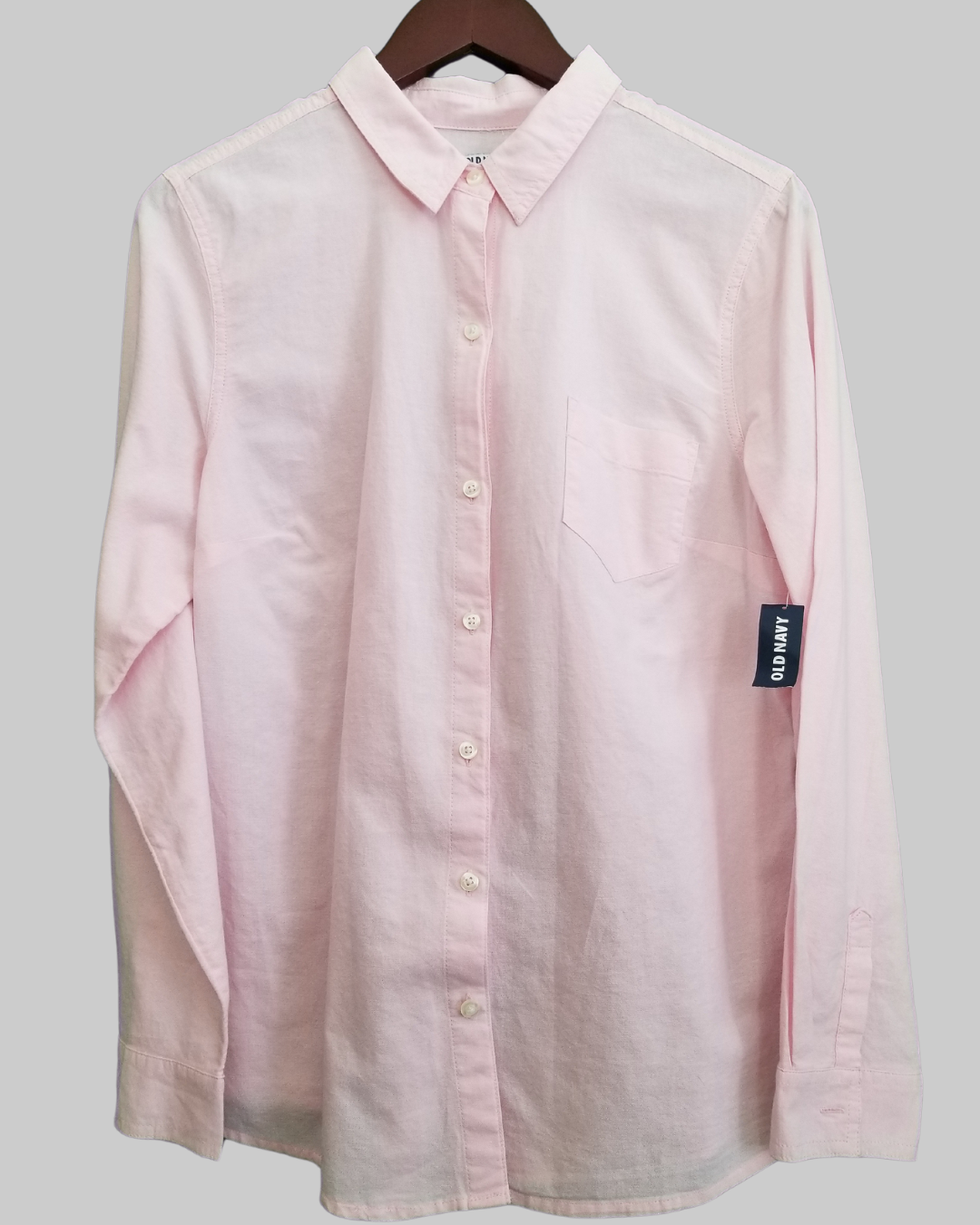Old Navy Pink Long Sleeve Shirt