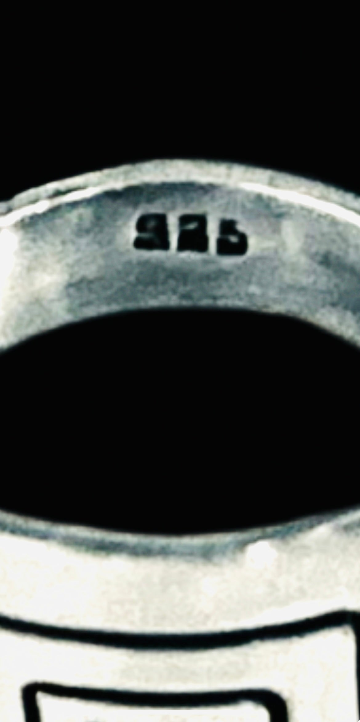 925 Pure Sterling Silver Square Ring