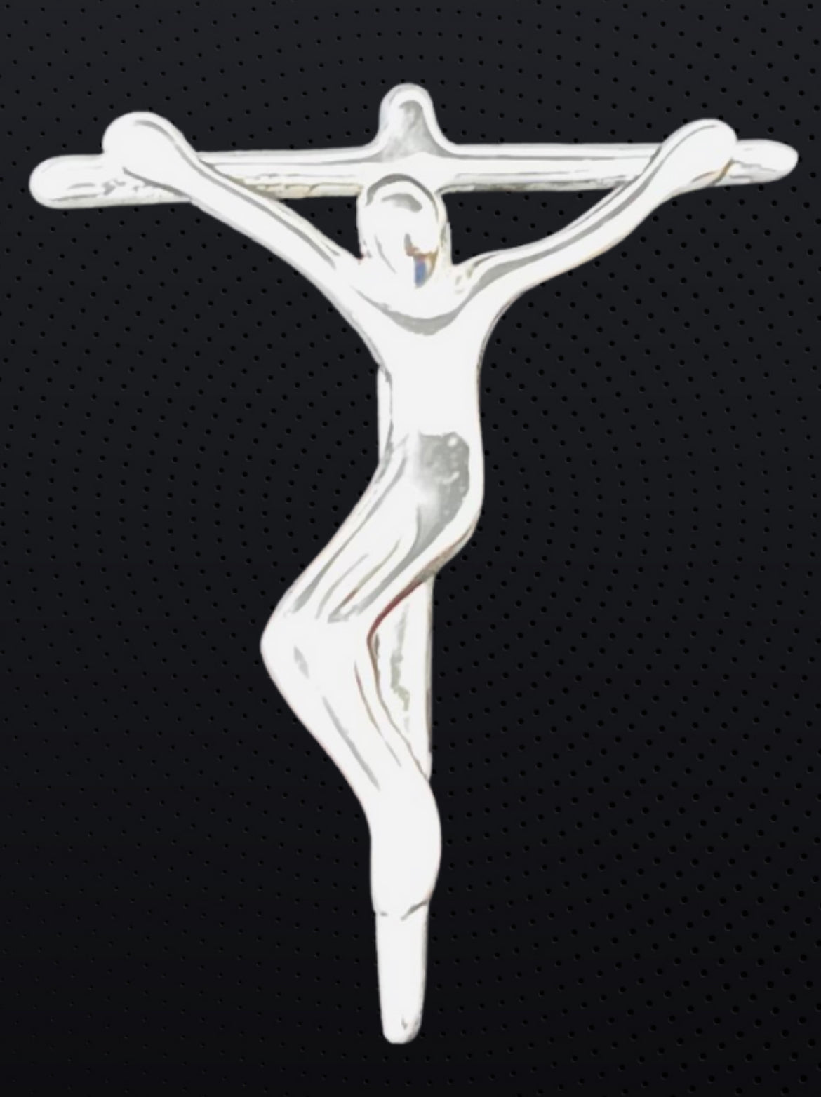Handcrafted Sterling Silver Jesus Pendant