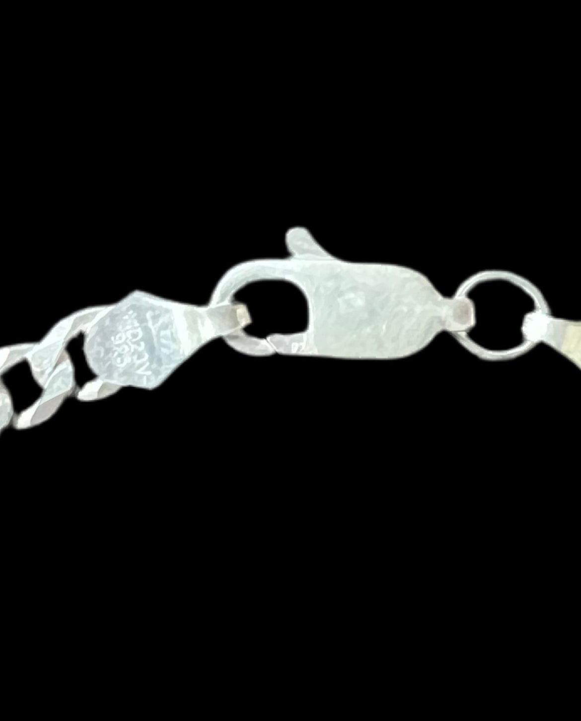 Stylish Chained Sterling Silver Necklace