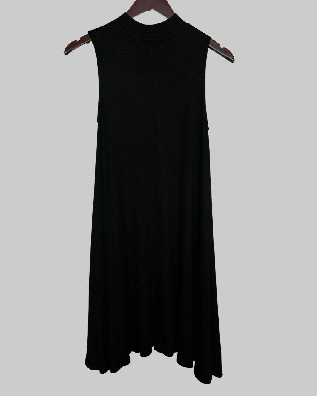 Adrienne Vittadini Mock Neck Black Dress