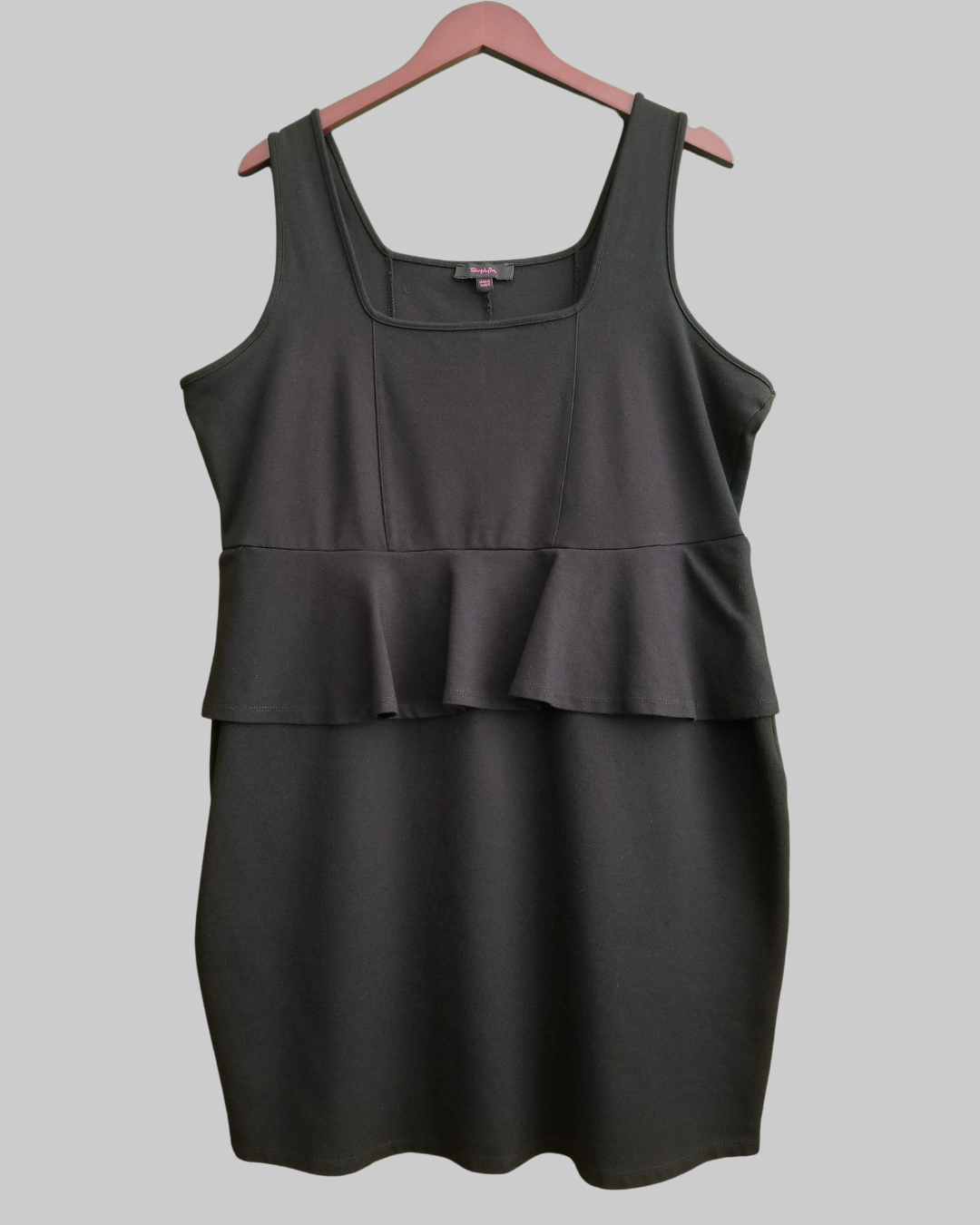 Simply Be Knee Length Black Dress