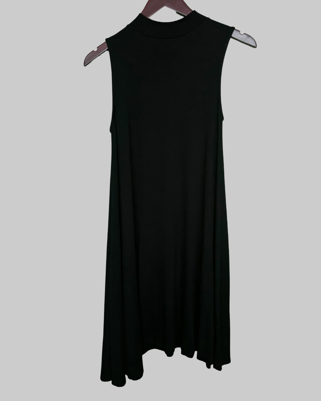 Adrienne Vittadini Mock Neck Black Dress