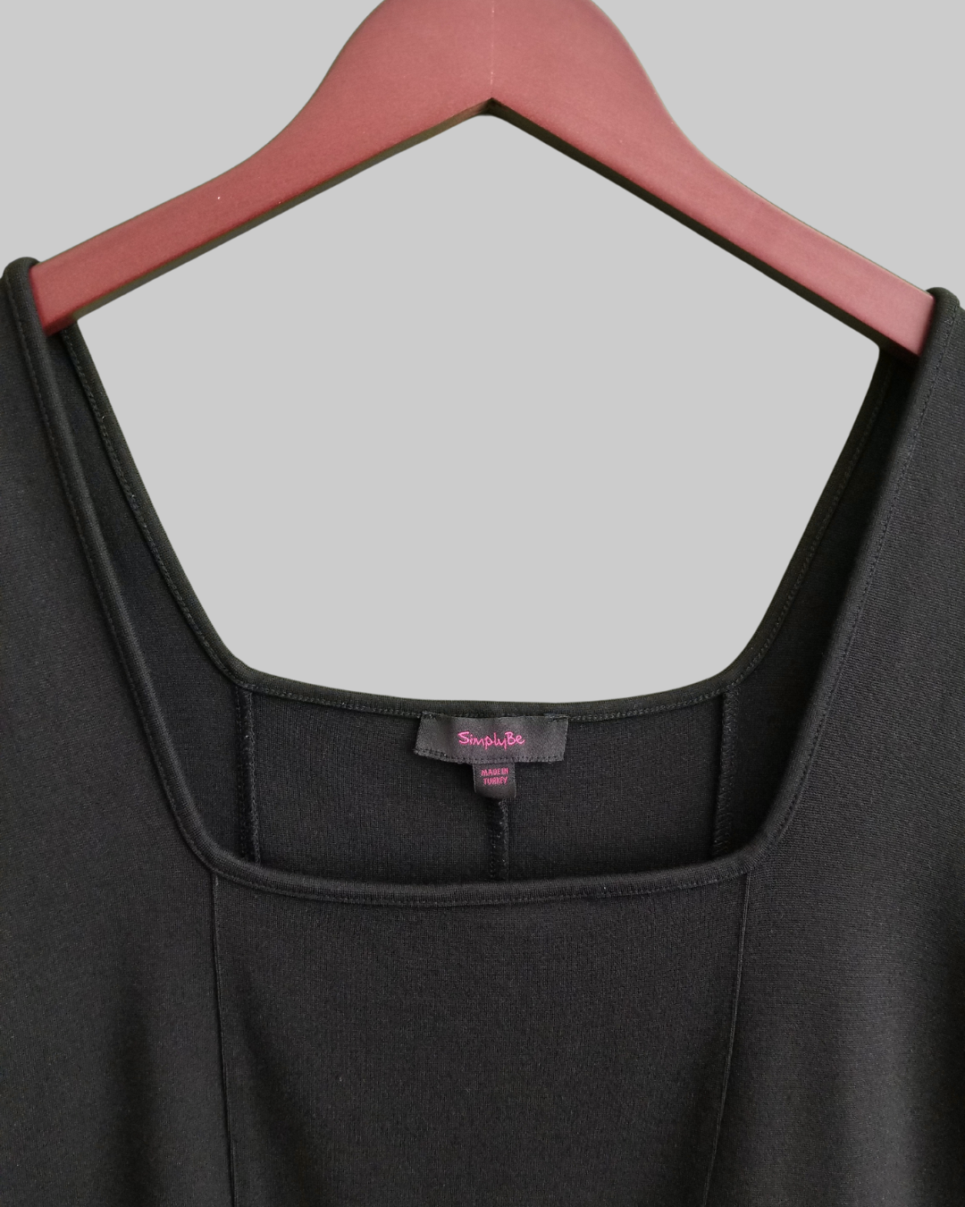 Simply Be Knee Length Black Dress