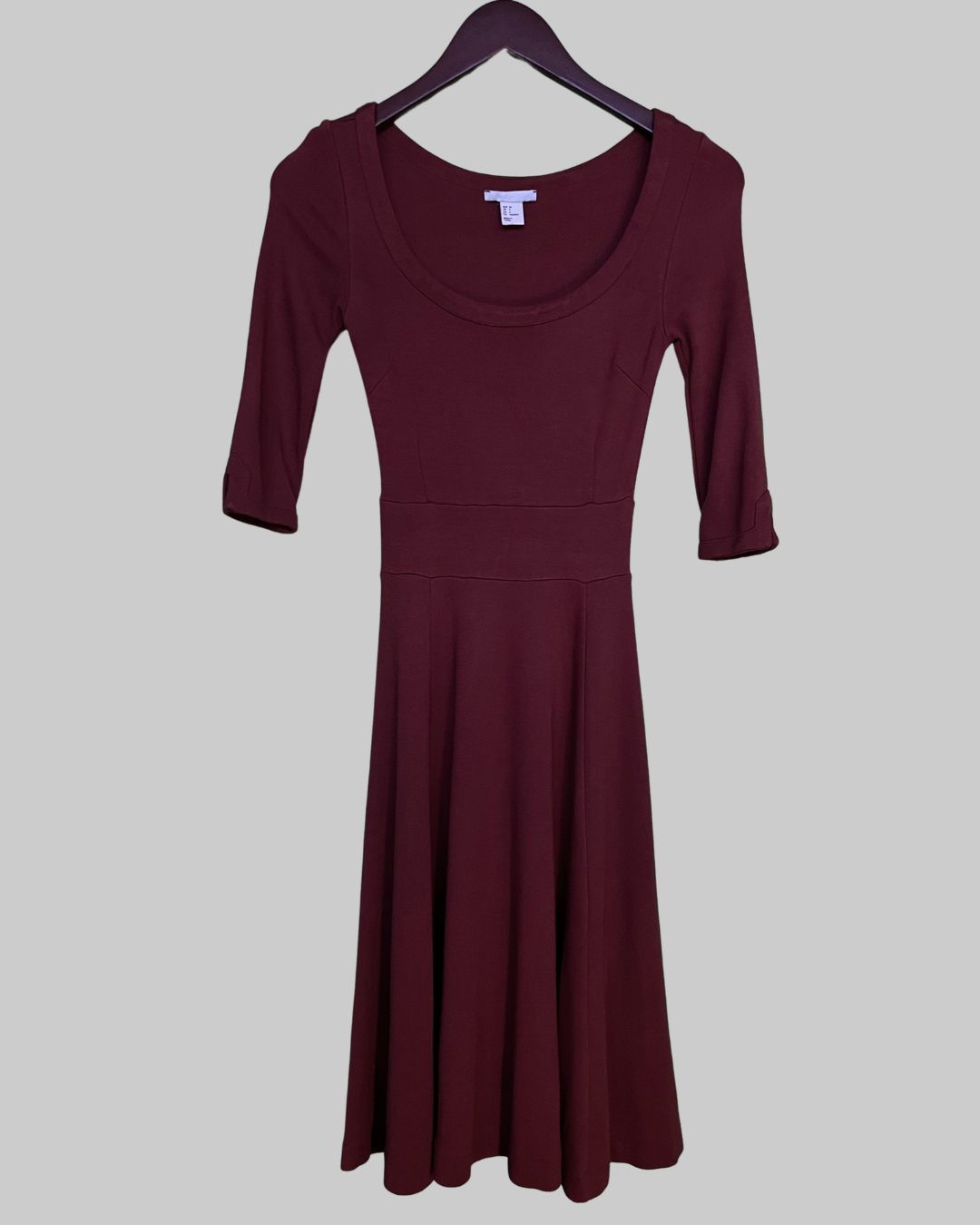 H&M 3/4 Sleeve Midi Dress