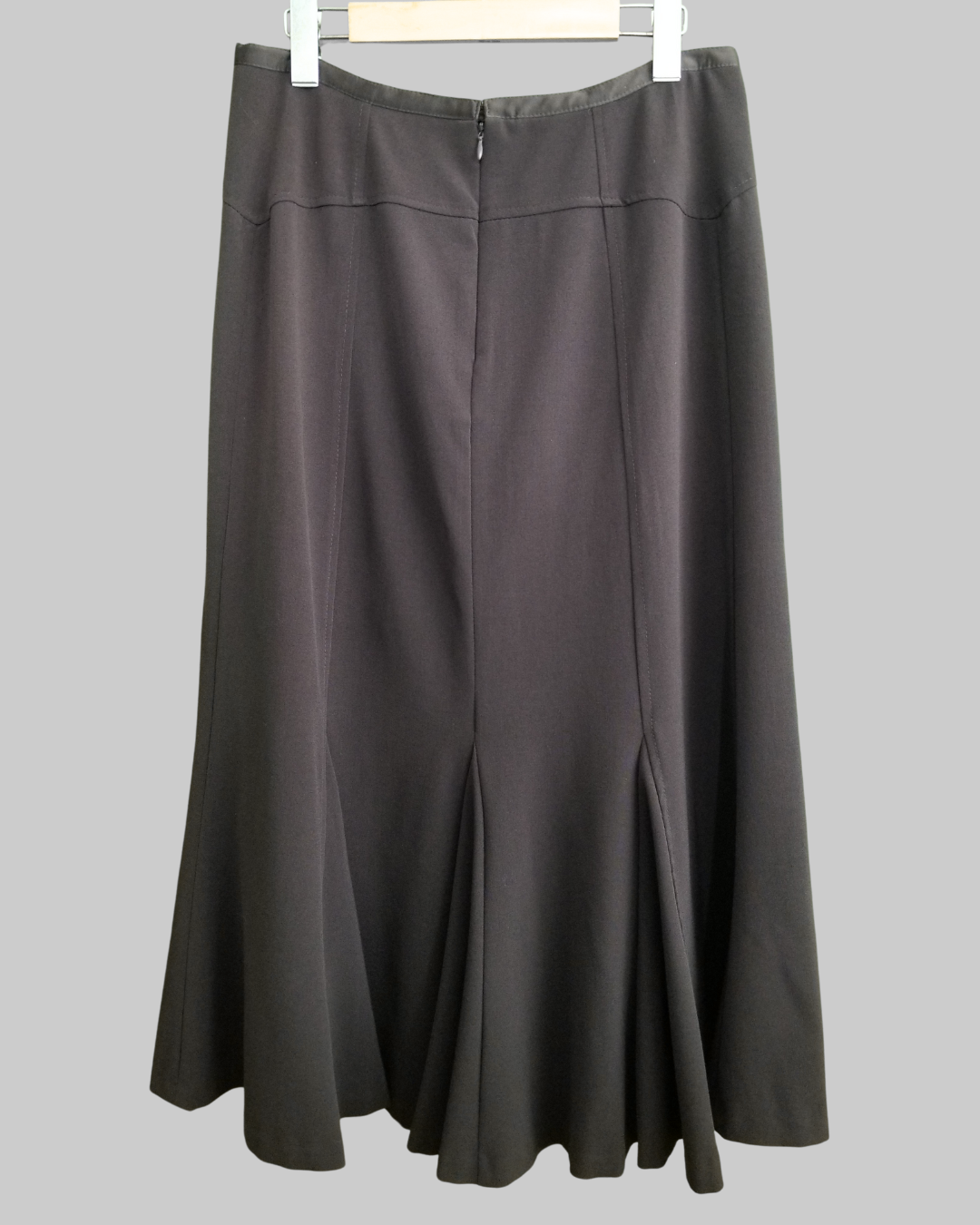 Focus Calf Length Brown Skirt