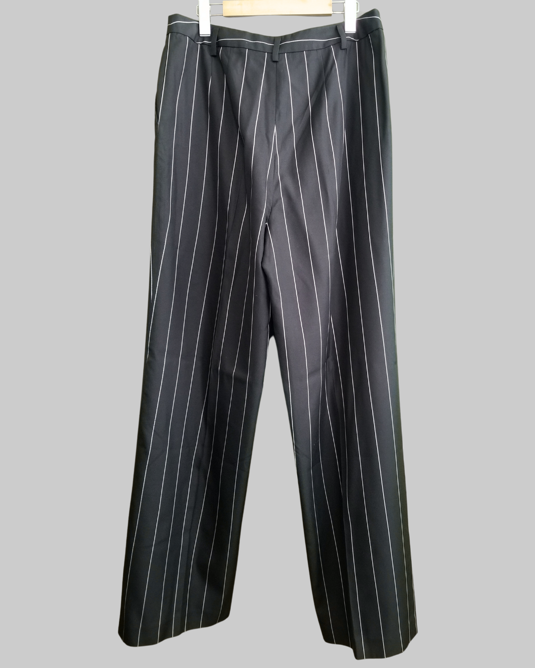 Ellen Tracy Black With White Stripes Pant