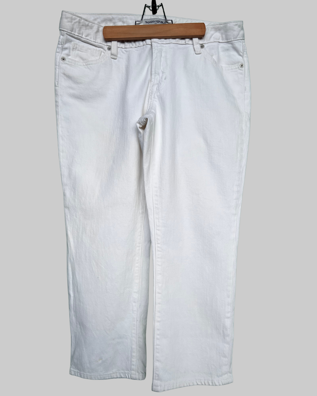 Banana Republic Stretch White Pants