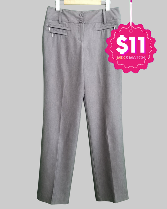 New Directions Grey Pant