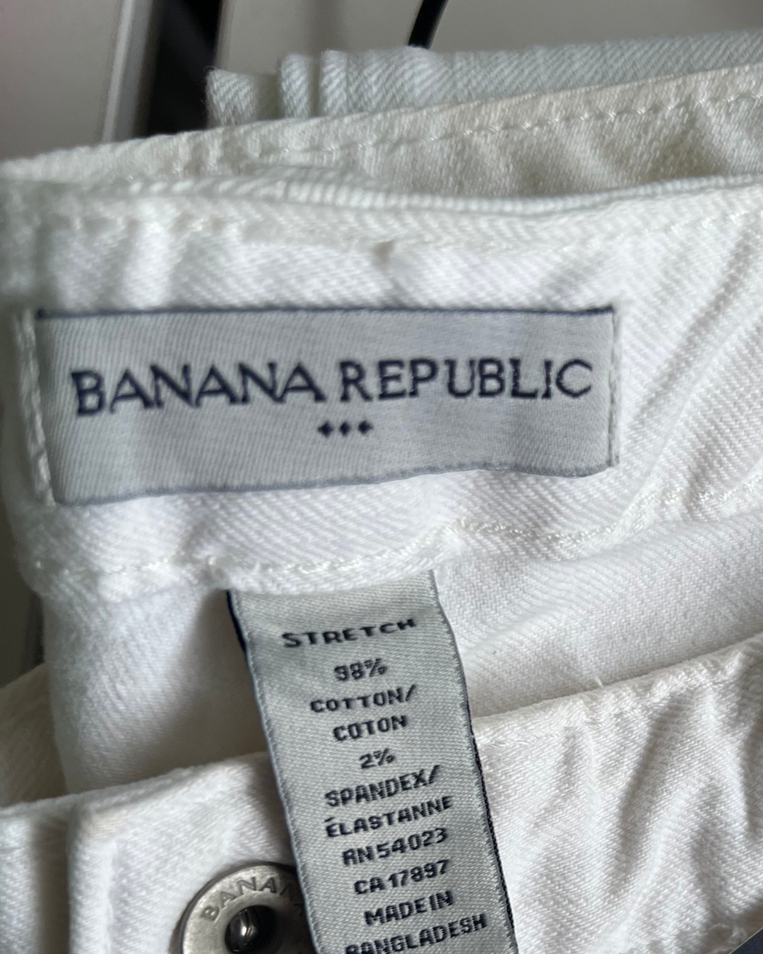 Banana Republic Stretch White Pants