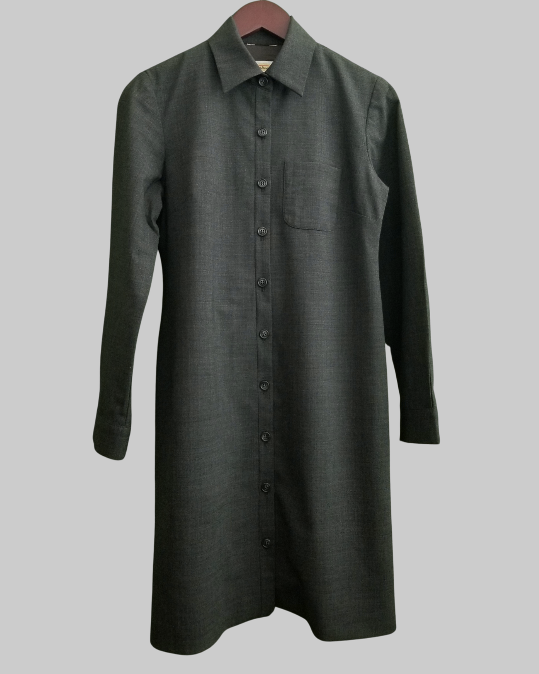 Talbots Knee Length Grey Dress