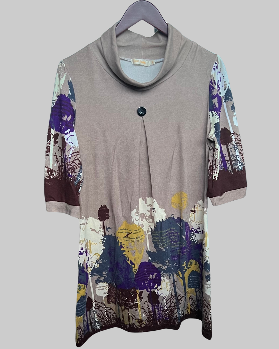 Just Funky Printed Art Dress