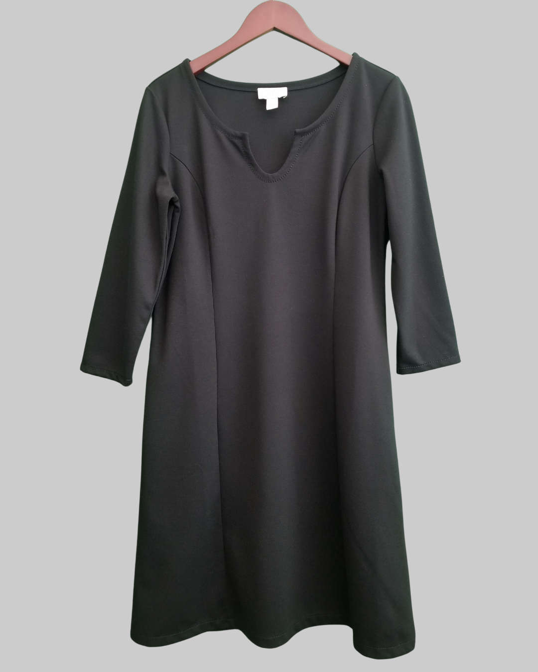 Ann Taylor 3/4 Sleeve Black Dress