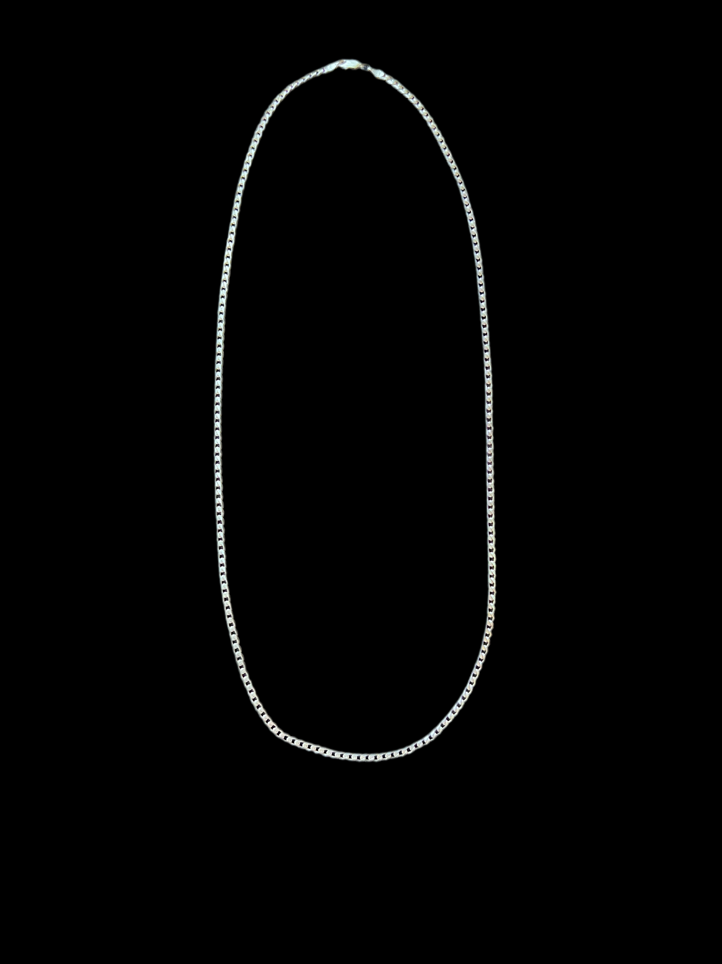 Stylish Chained Sterling Silver Necklace