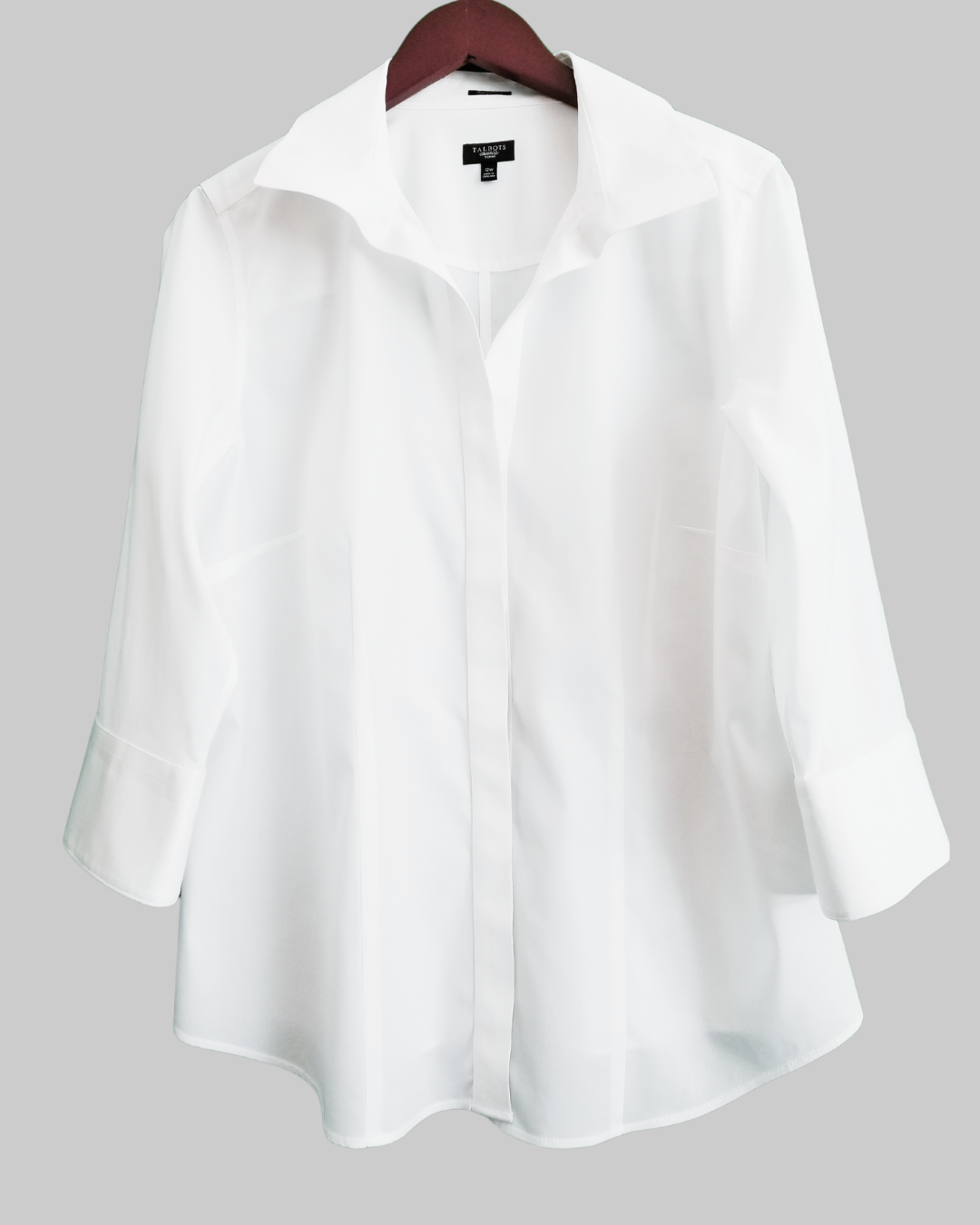 Talbots Button Up White Shirt