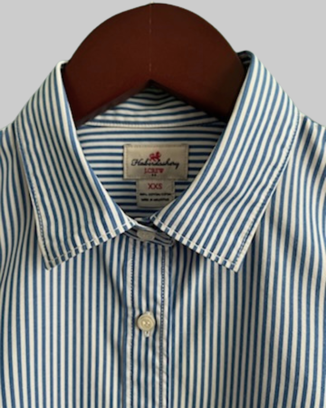 J. Crew Striped Haberdashery Shirt