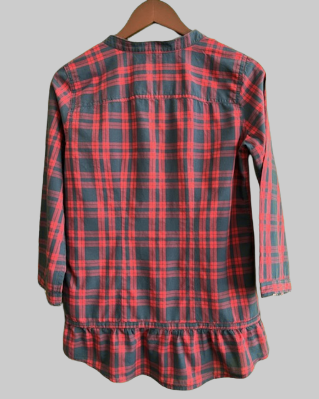 Abercrombie & Fitch Red Plaid Blouse