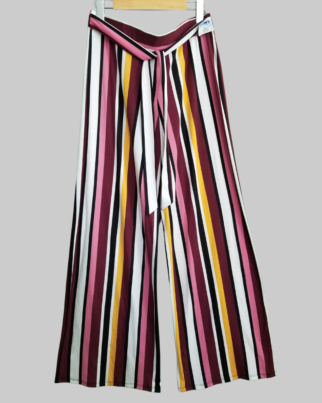 No Comment NY LA Striped Multicolored Pants