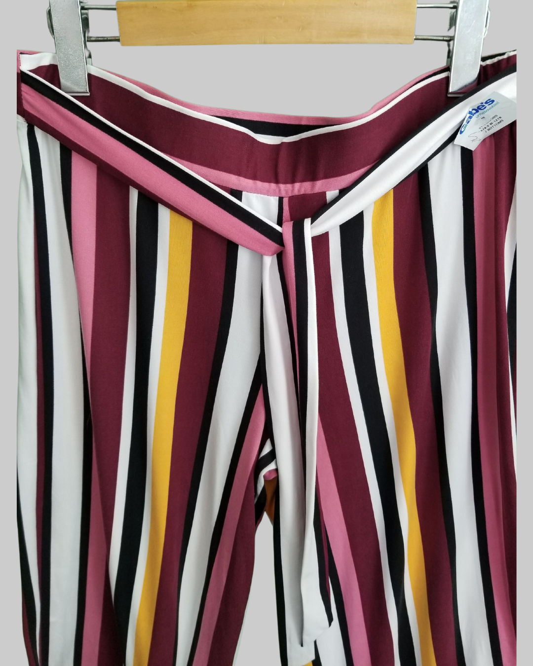 No Comment NY LA Striped Multicolored Pants