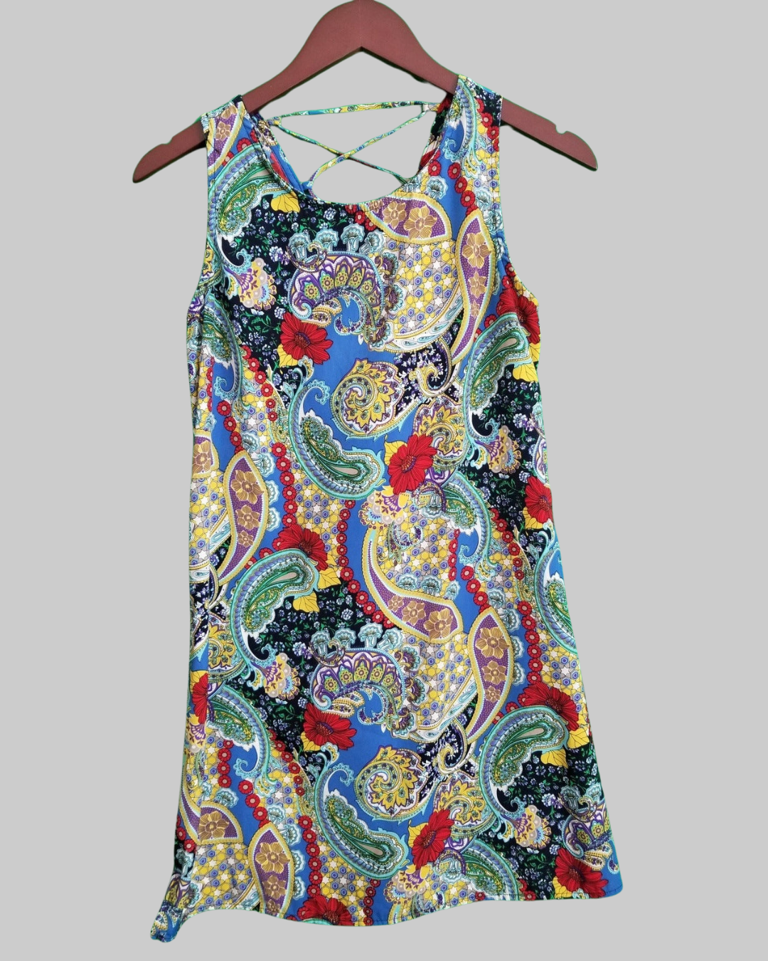 TOBI Paisley Print Sleeveless Dress